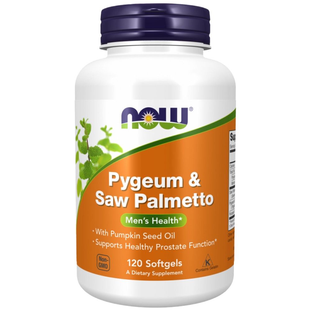 Pygeum & Saw Palmetto/Healthy Prostate - 120 κάψουλες Gel