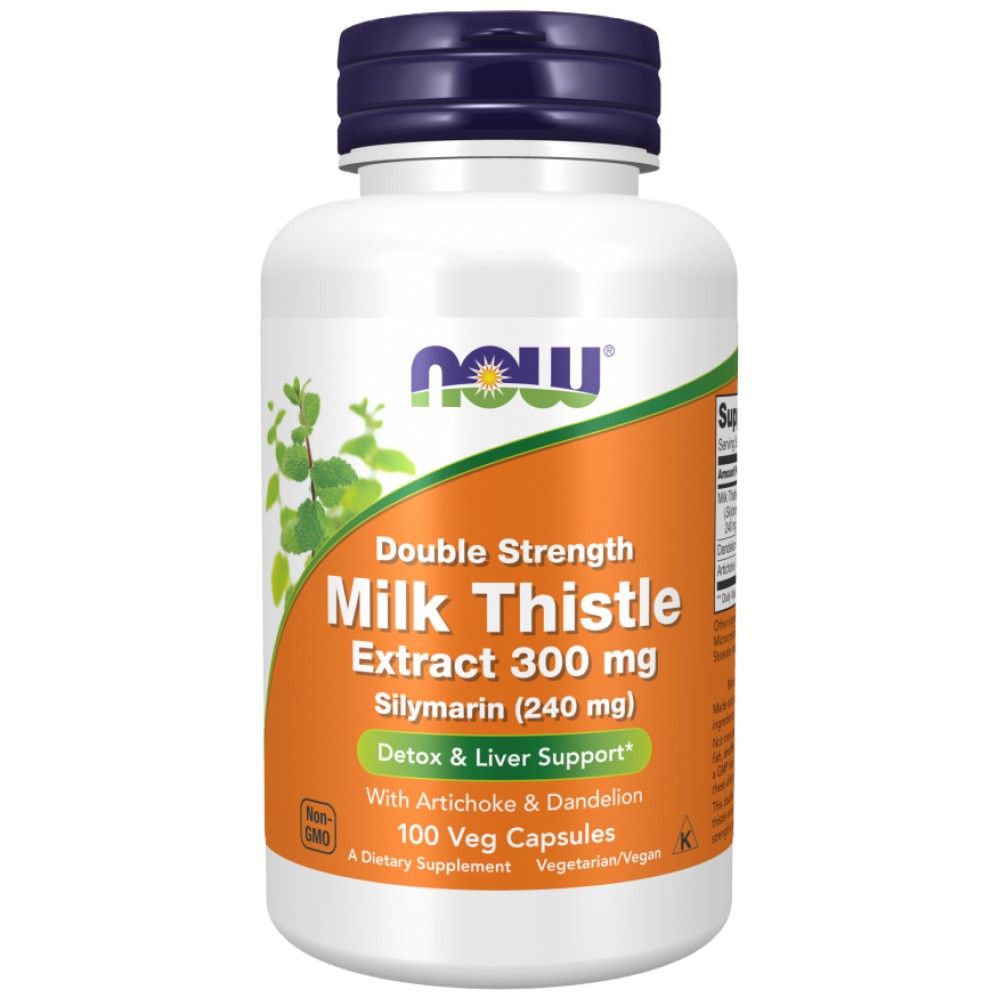 Milk Thistle - Extract Silymarin | Διπλή αντοχή με αγκινάρα και πικραλίδα - 100 κάψουλες