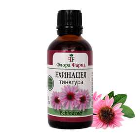 Echinacea 750 mg - tincture 50 ml FLORA FARMA - Nutra Best Europe
