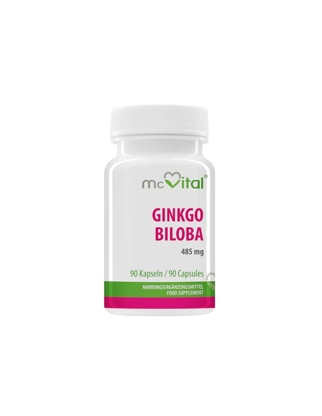 Μνήμη και συγκέντρωση - Ginkgo Biloba, 485 mg x 90 κάψουλες