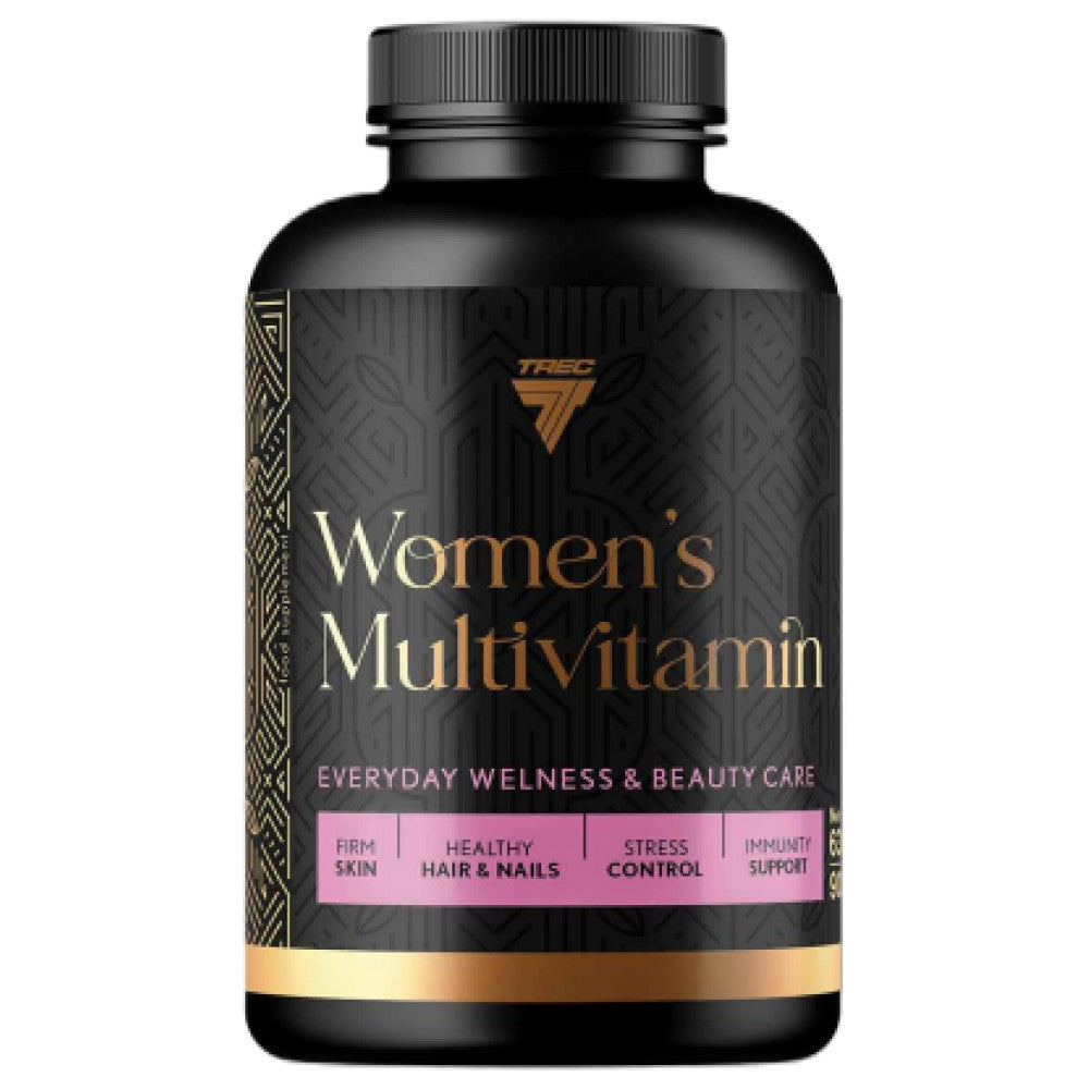 Multivitamin των γυναικών | Με πεπτίδια κολλαγόνου ψαριών, υαλουρονικό οξύ, CoQ10, L -καρνιτίνη, CLA & πράσινο τσάι - 90 κάψουλες