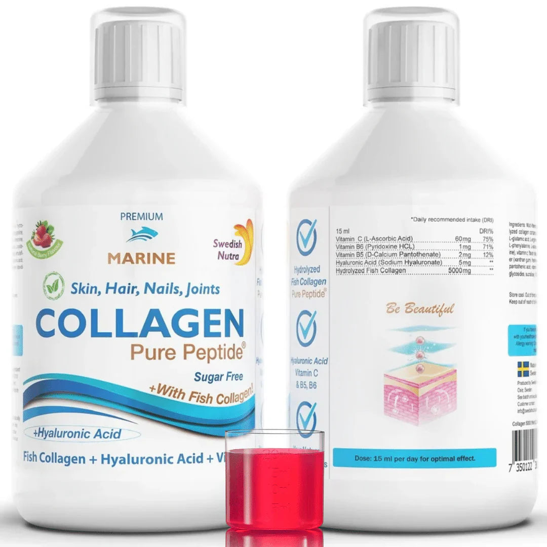 Κολλαγόνο ψαριών 5.000 mg με υαλουρονικό οξύ 5 mg - 500 mL
