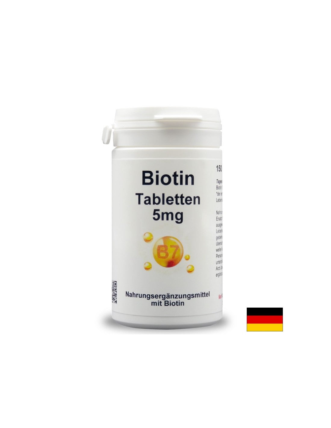 Μαλλιά, δέρμα και νύχια - βιοτίνη, 5 mg x 150 δισκία