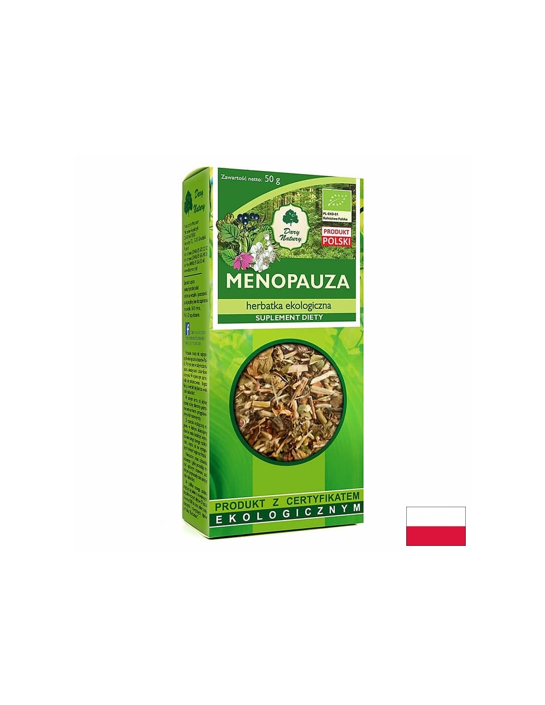 Βότανο μίγμα για την εμμηνόπαυση Bio, 50 g