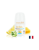 Roll-on Deodorant με οργανικό μέλι, λεμόνι και αλόη βέρα, 50 ml