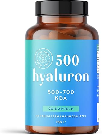 Υαλουρονικό Οξύ 500 mg + Ψευδάργυρος /90 κάψουλες, 3 μήνες /