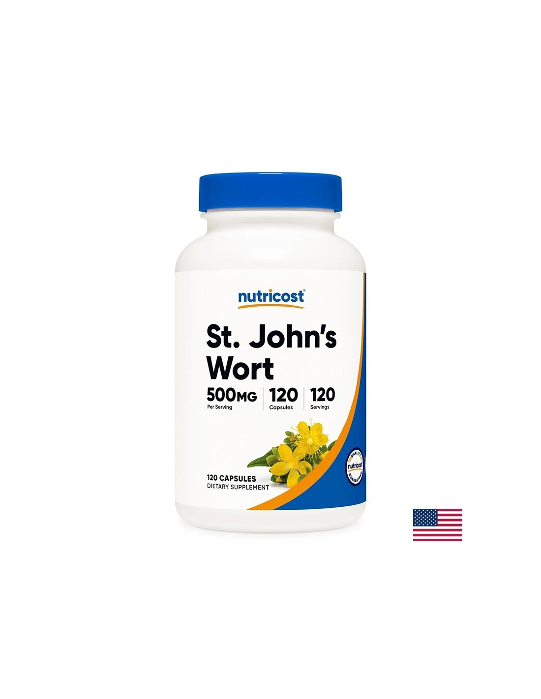 Άγχος και καλή διάθεση - John's Wort, 500 mg x 120 κάψουλες