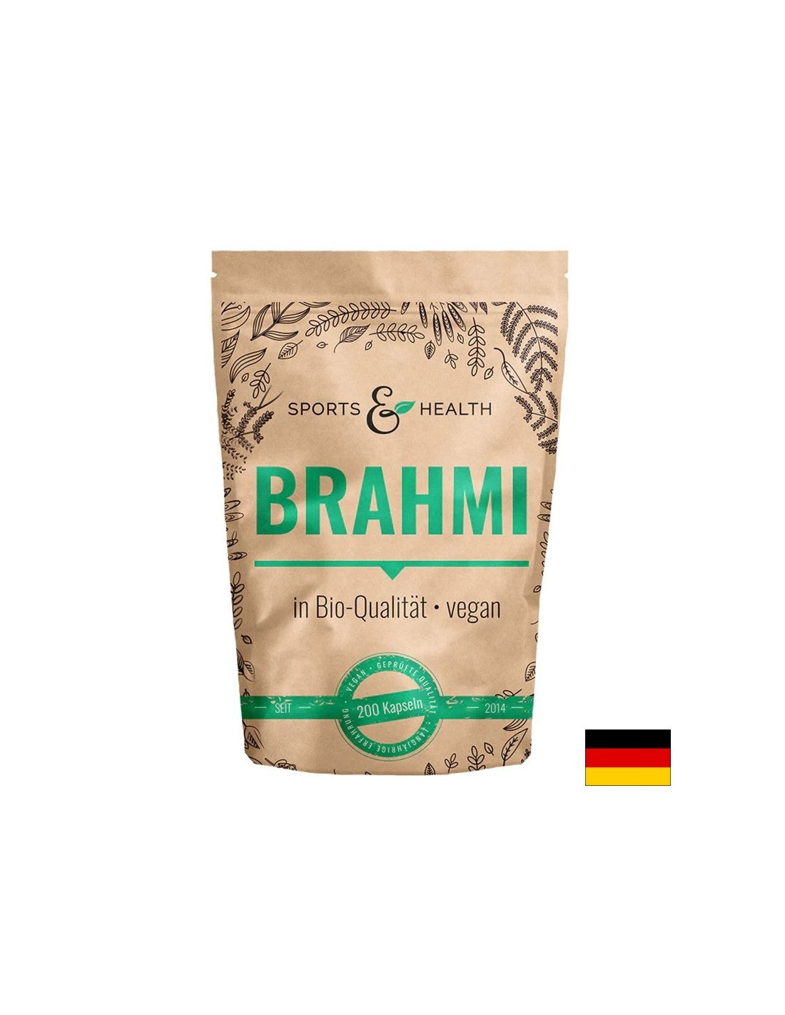 Μνήμη και συγκέντρωση - Brahmi (Bacopa Monieri), 500 mg x 200 κάψουλες