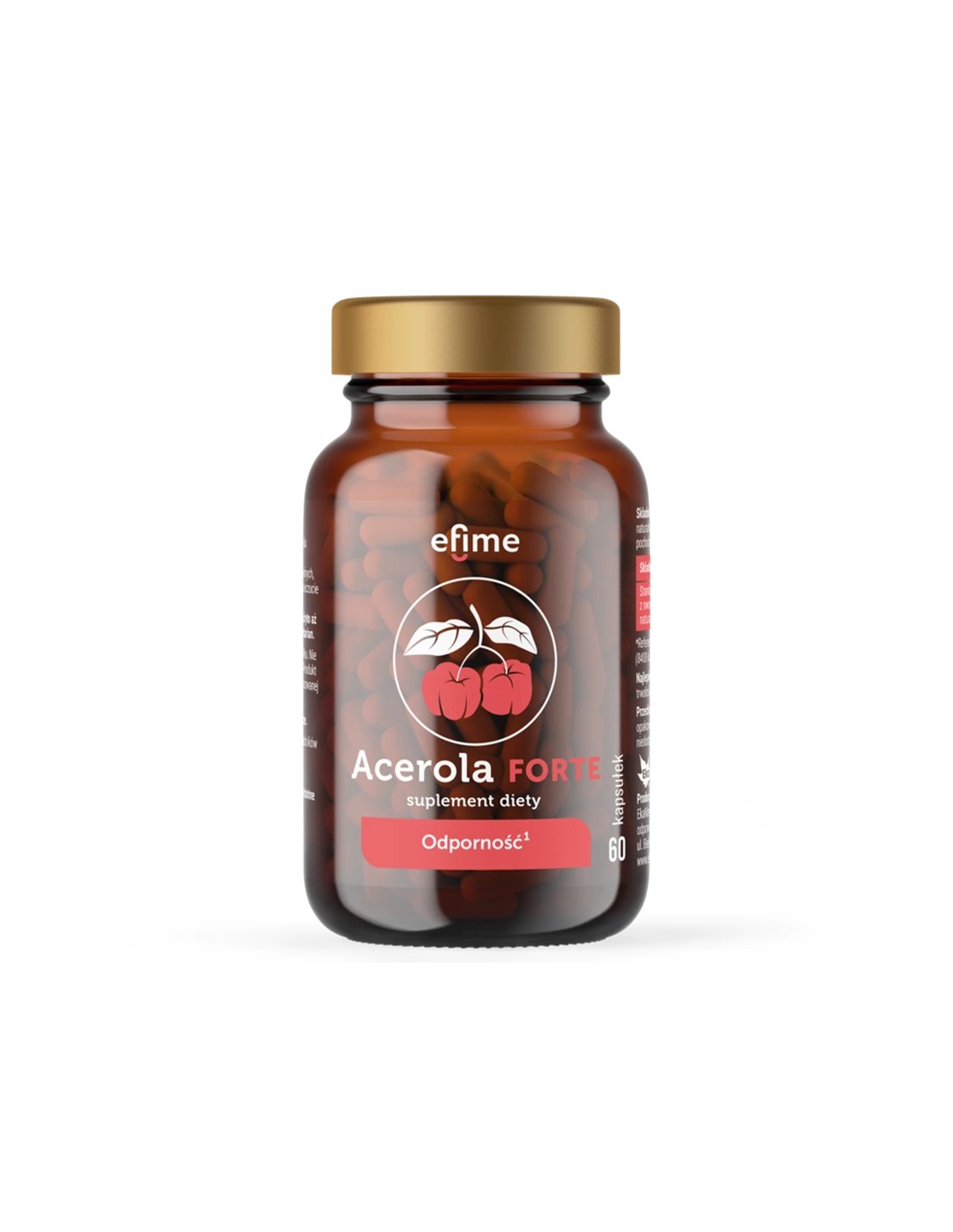 Ανοσότητα - Acerola Forte Efime (Φυσική πηγή βιταμίνης C), 500 mg x 60 κάψουλες