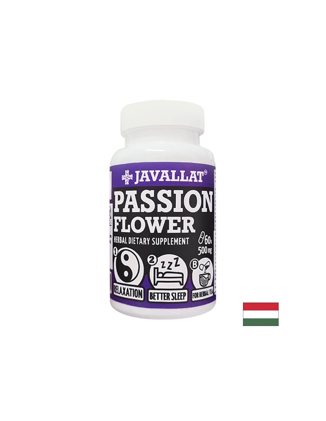 Στρες και αϋπνία - Passionflower, 500 mg x 60 κάψουλες