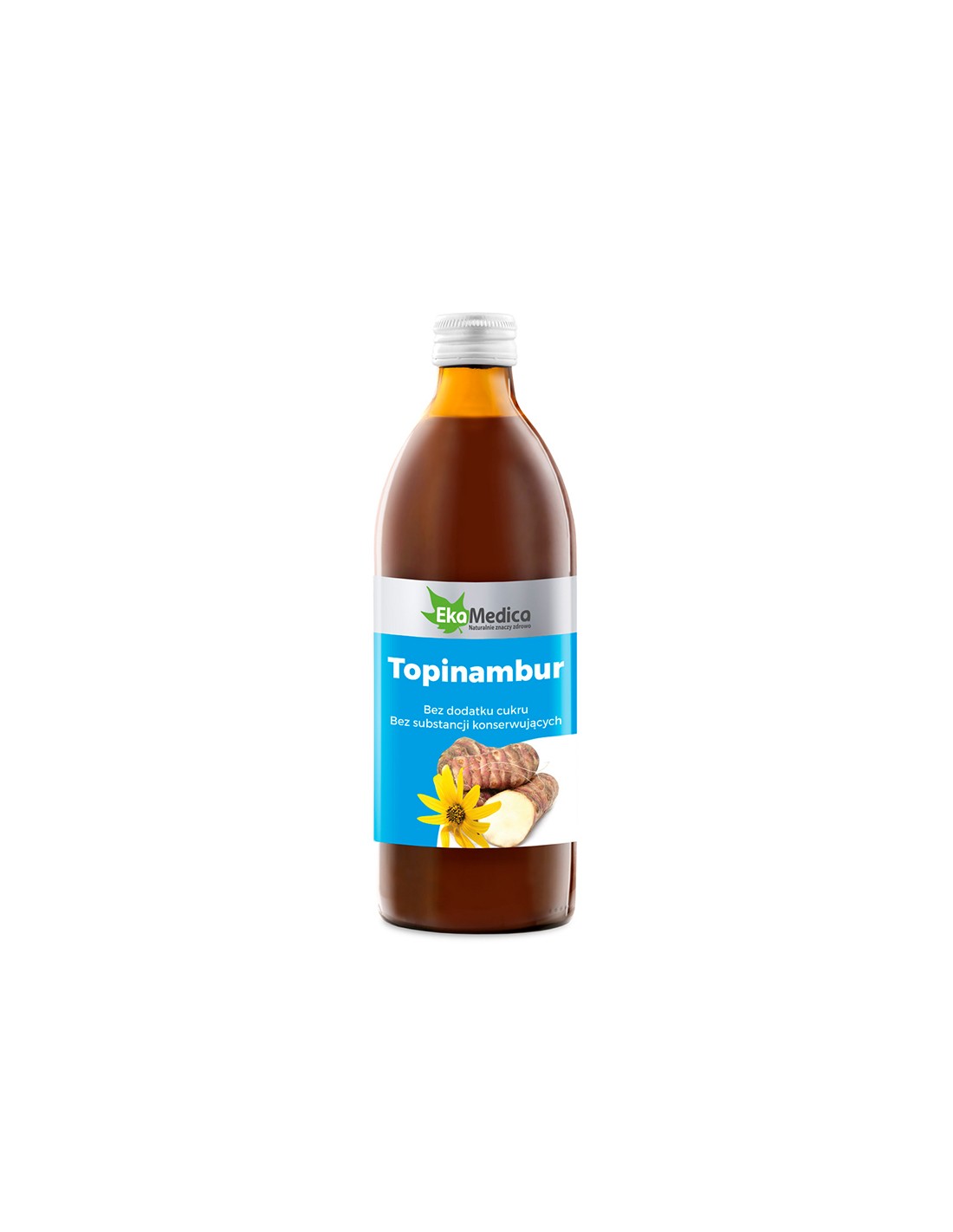 Χυμός αγκινάρας της Ιερουσαλήμ με Camu-Camu και Natural Vit. C - Έλεγχος του σακχάρου στο αίμα και της χοληστερόλης, 500 ml, 10 δόσεις