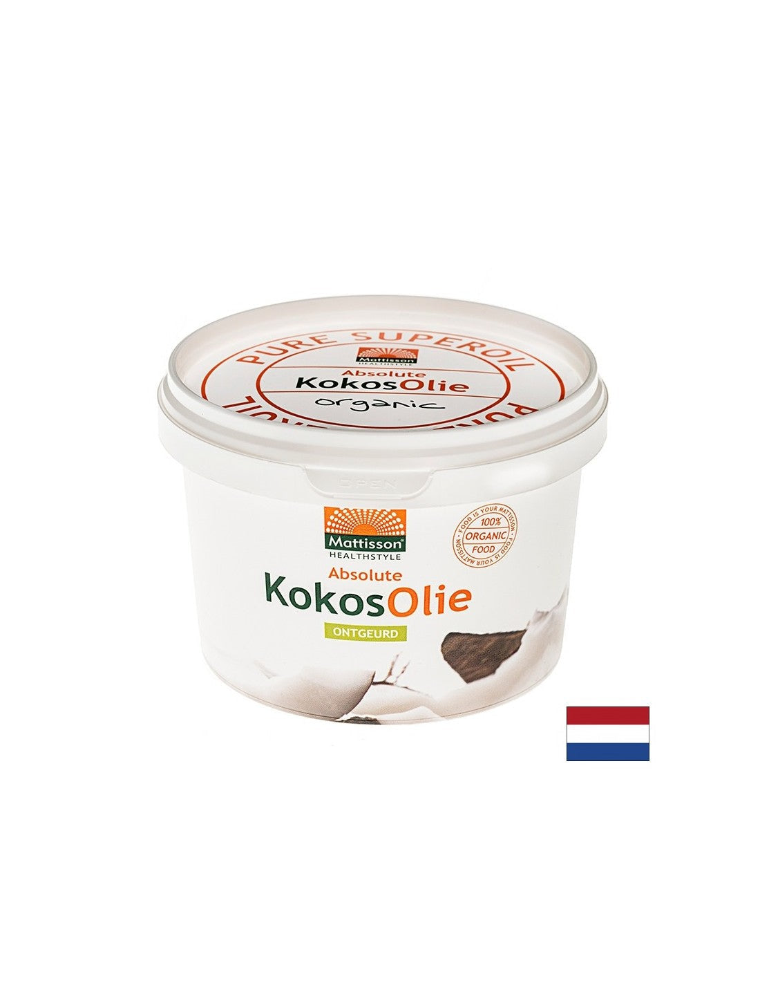 Λάδι καρύδας (Αποσμημένο) ΒΙΟ, 500 mL