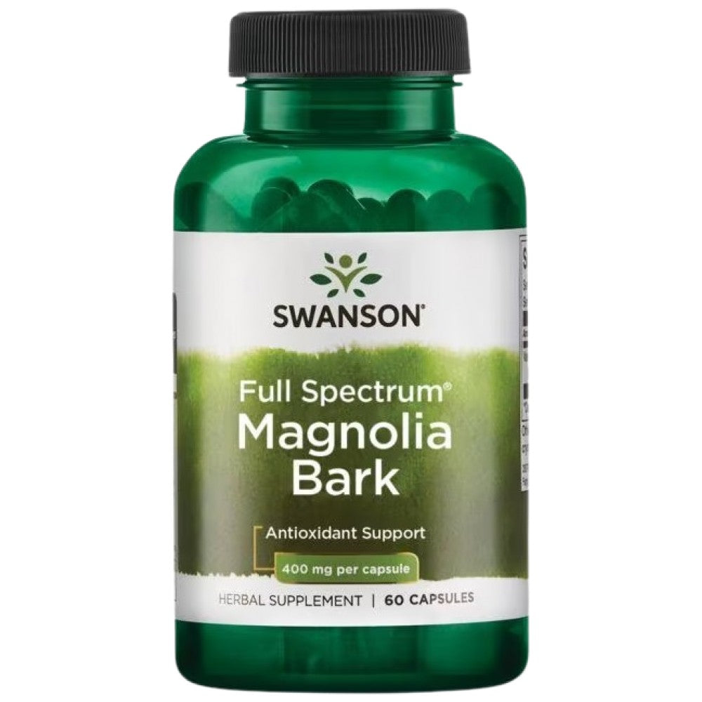 Πλήρες φάσμα Magnolia φλοιό 400 mg 60 κάψουλες