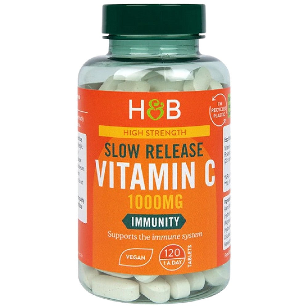 Βιταμίνη βραδείας απελευθέρωσης C 1000 mg - 120 δισκία