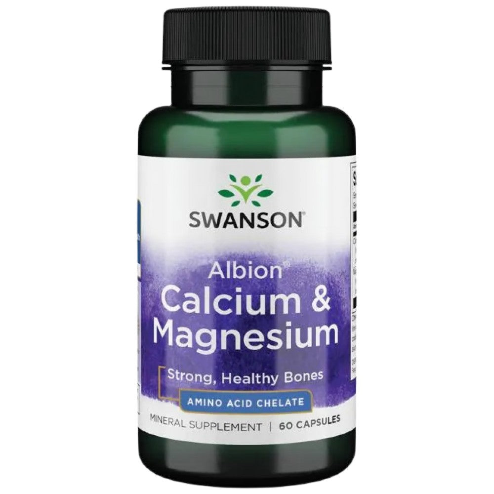 Albion Chelated Calcium Magnesium 2: 1 60 κάψουλες