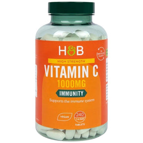 High Strength Vitamin C 1000 mg - 240 Tablets - Nutra Best Europe