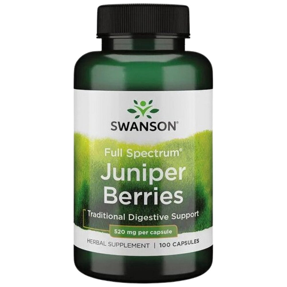 Πλήρης φάσμα φάσματος μούρα juniper 520 mg 60 κάψουλες