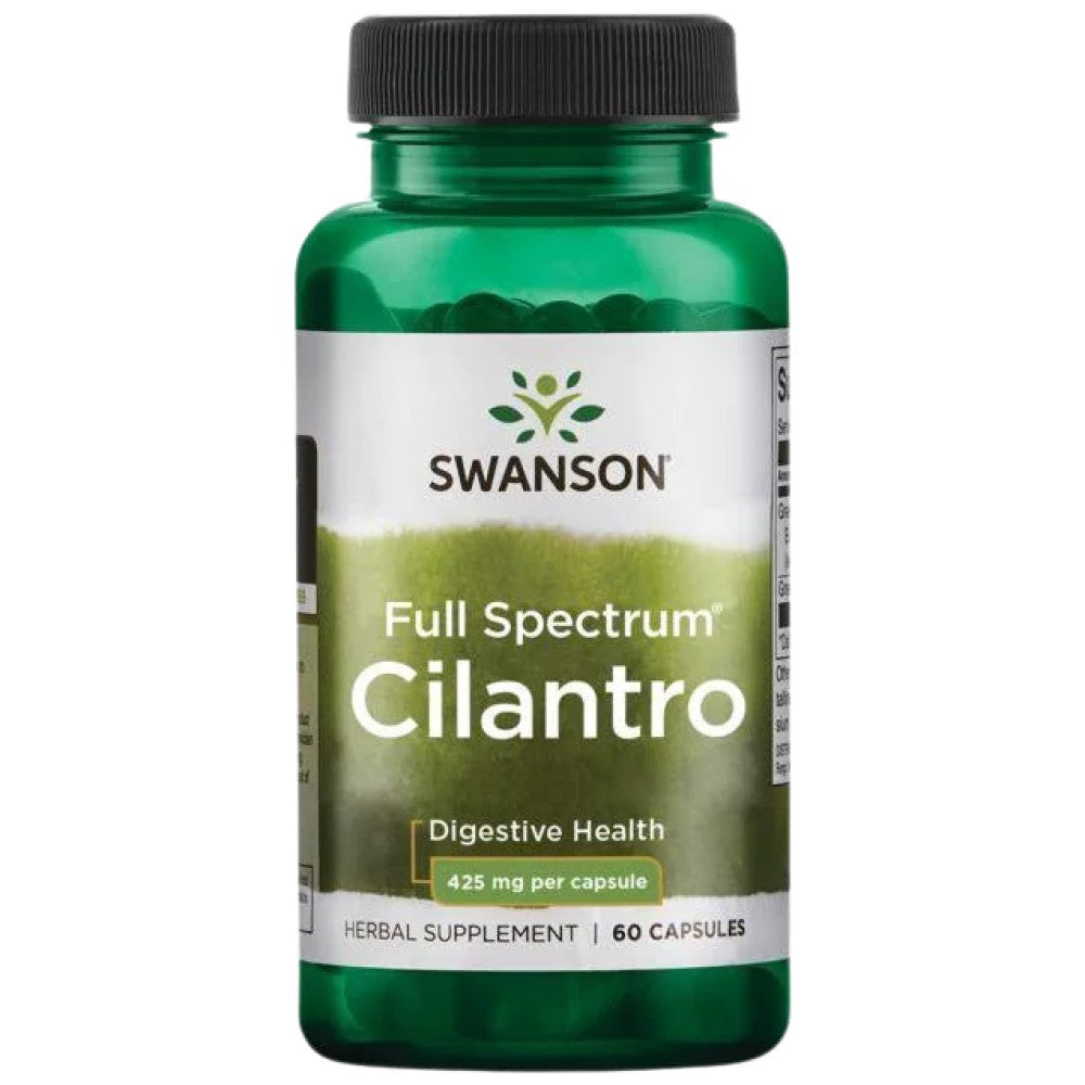 Πλήρες φάσμα Cilantro 425 mg 60 κάψουλες