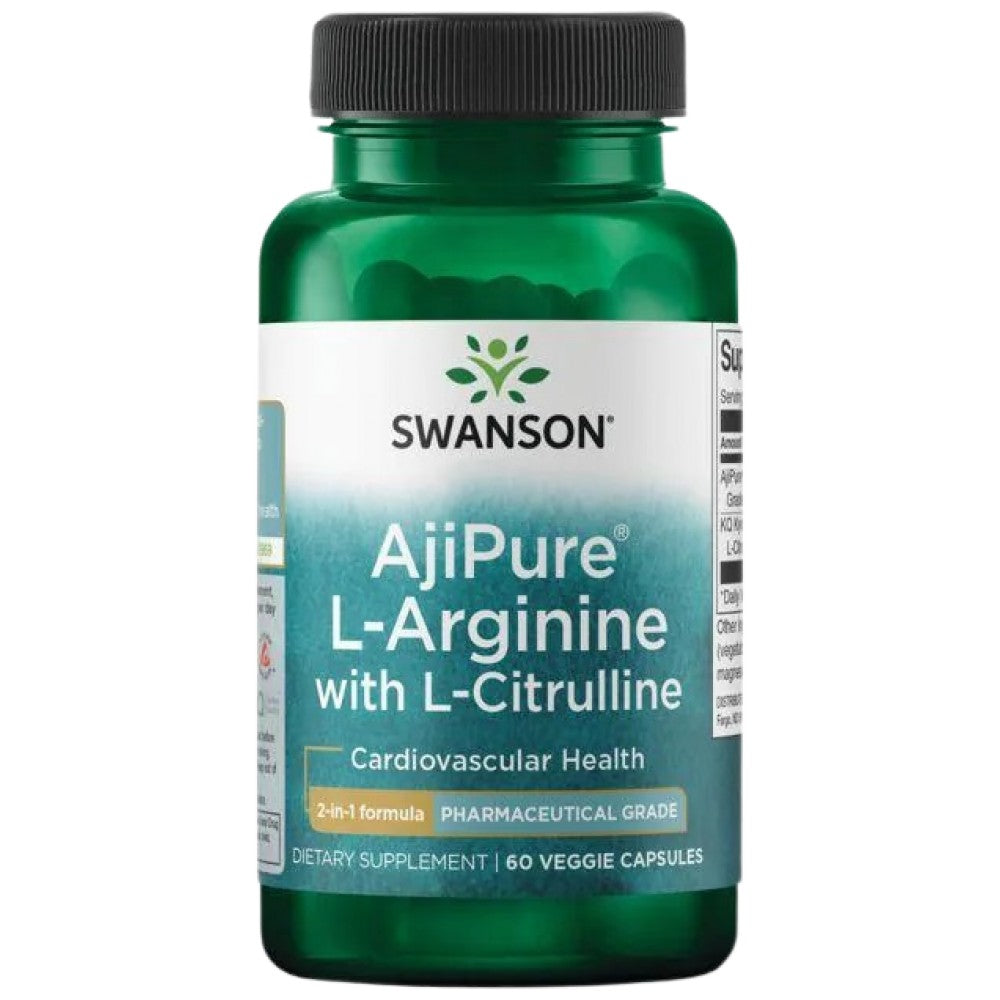 Ajipure L-αργινίνη με L-Citrulline 60 κάψουλες