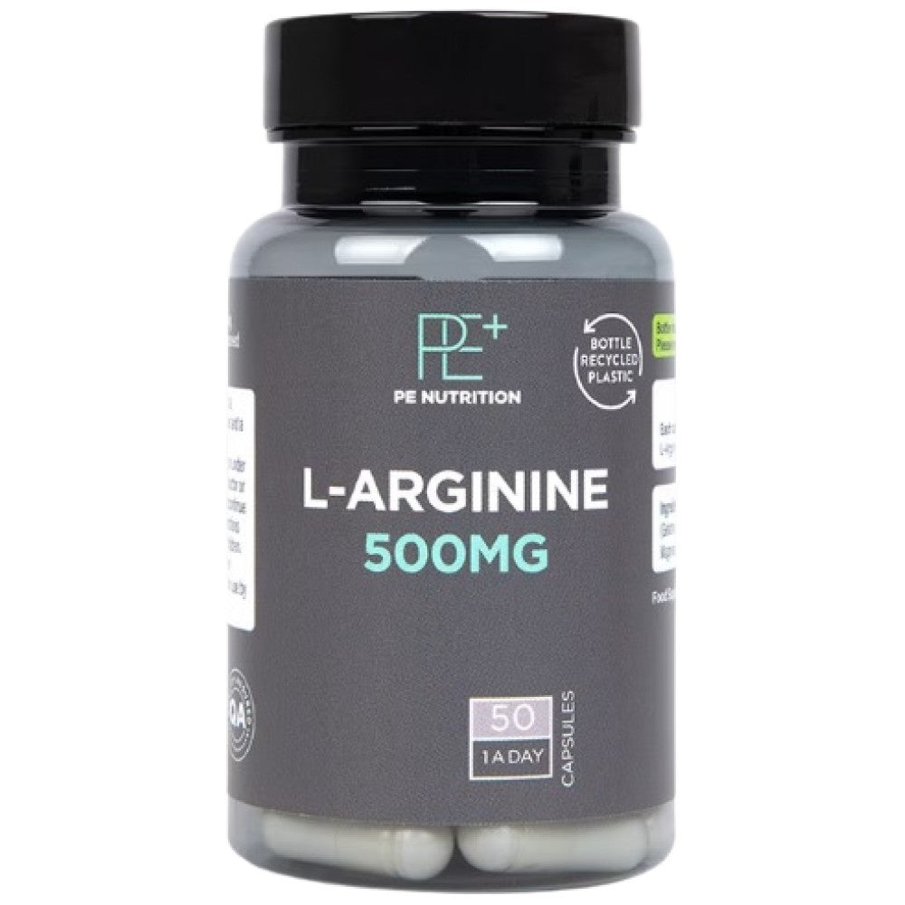 PE Nutrition | L -αργινίνη 500 mg - 50 κάψουλες