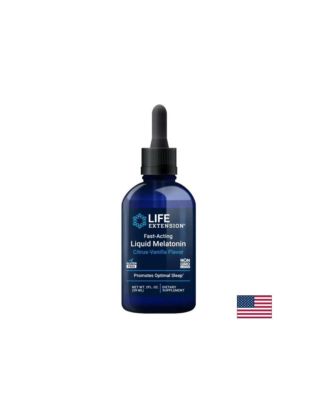 Insomnia - Liquid Melatonin, 59 ml σταγόνες, με γεύση εσπεριδοειδών και βανίλιας