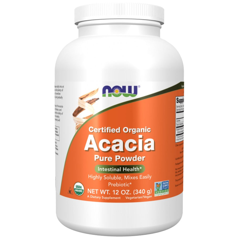 Ακακία Fiber Pure Powder | Πιστοποιημένα βιολογικά - 340 γραμμάρια