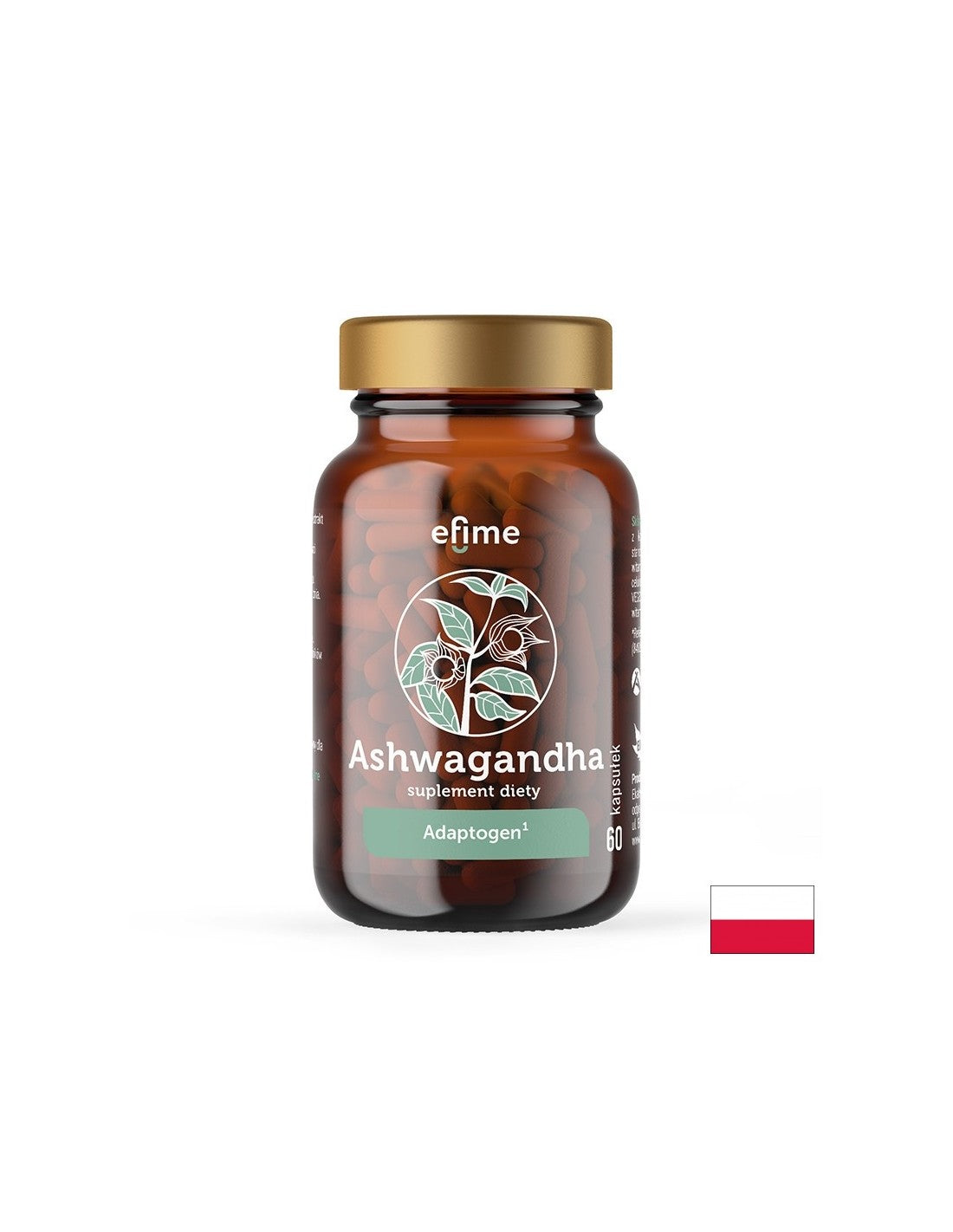 Άγχος και καλή διάθεση - Ashwagandha, 60 κάψουλες Ekamedica