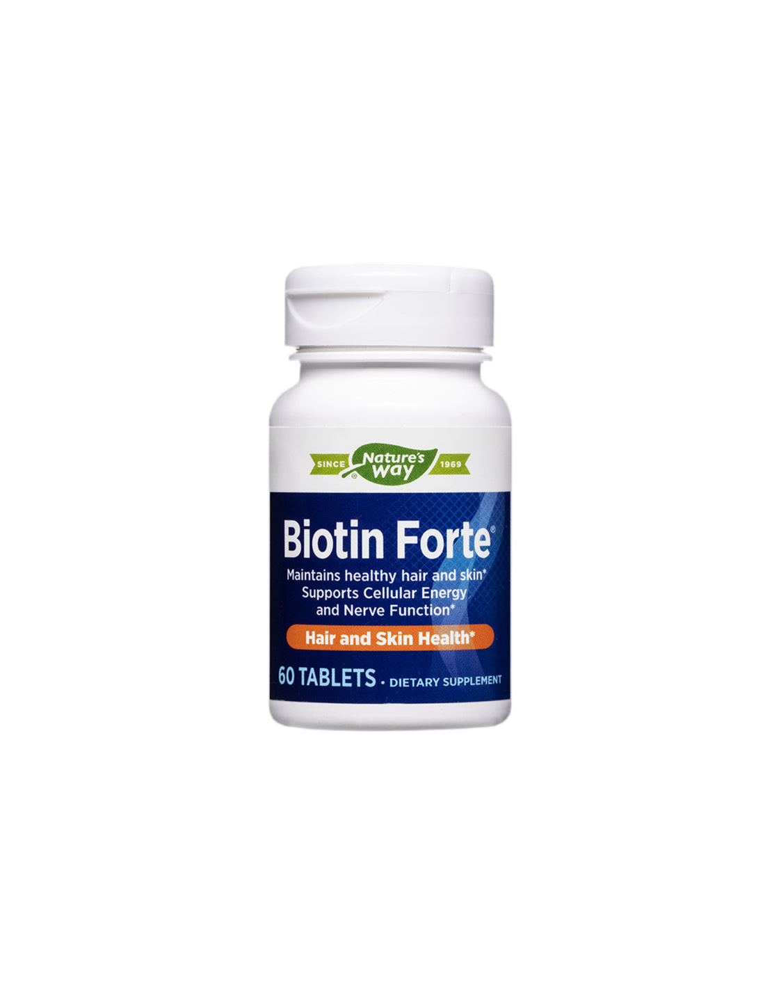 Biotin Forte - μαλλιά, δέρμα και νύχια - Φόρμουλα με βιταμίνες, 60 δισκία