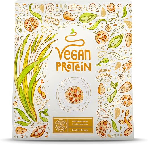 Vegan Protein (Μπισκότο) + Βρομελίνη - 600 γρ