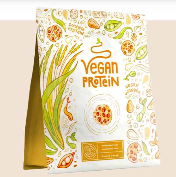 Vegan Protein (Μπισκότο) + Βρομελίνη - 600 γρ