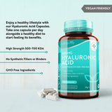 Υαλουρονικό οξύ 600 mg/Υαλουρονικό οξύ 600mg /90 κάψουλες, 90 ημέρες/ <tc>Nutravita</tc>