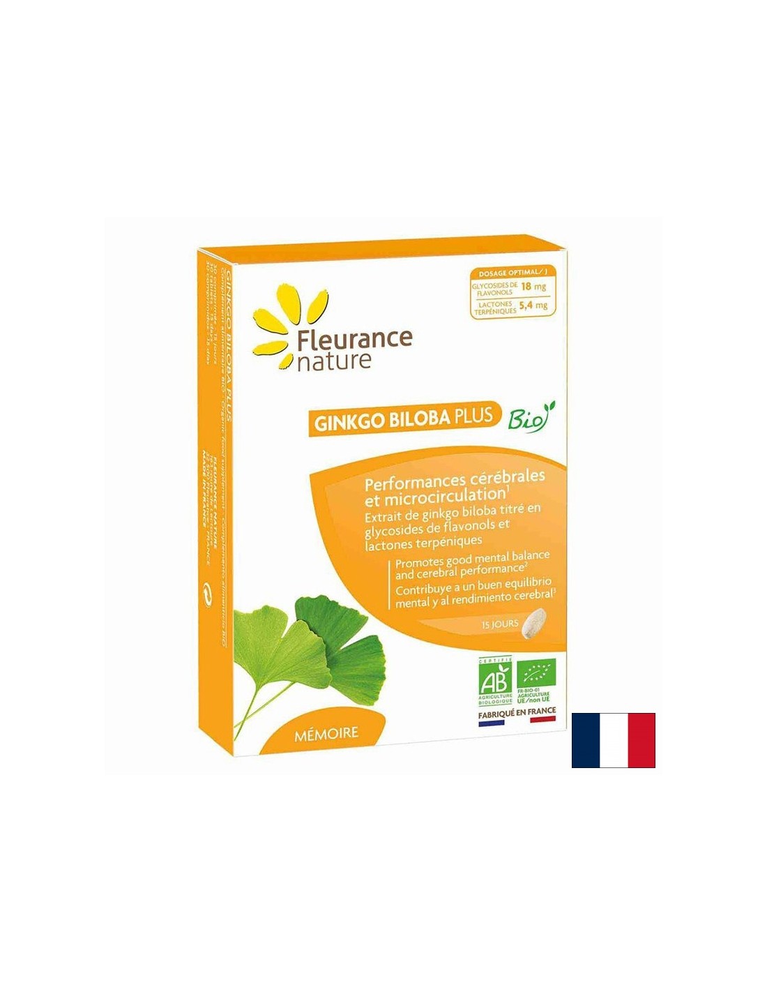 Μνήμη και κυκλοφορία - Ginkgo Biloba, 600 mg x 30 δισκία