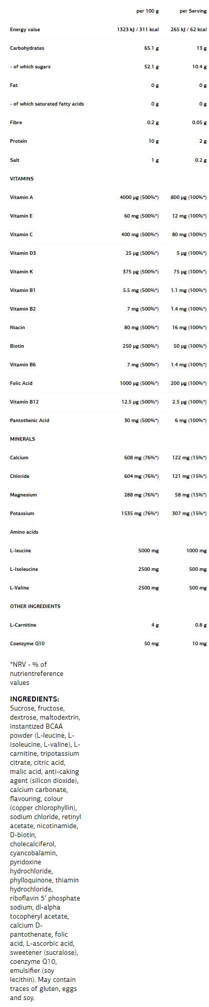 Fitactive Isotonic Drink - 0.500 kg