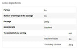 Citrulline - 0,200 kg