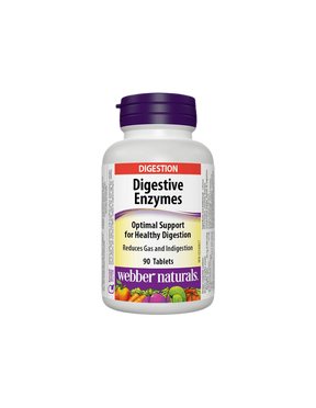 Digestive Enzymes x 90 tablets Webber Naturals - Nutra Best Europe