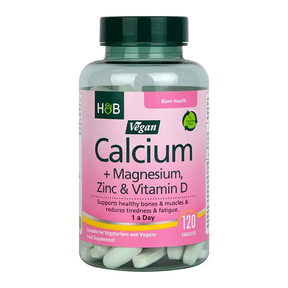 Calcium, Magnesium, Zinc & Vitamin D 120 vegan tablets - Nutra Best Europe