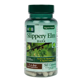 Slippery Elm Bark 370mg 90 capsules HOLLAND & BARRETT - Nutra Best Europe