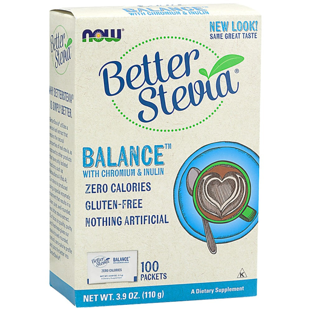 Καλύτερη Stevia® Balance ™ | με πακέτα Chromium & Inulin - 100