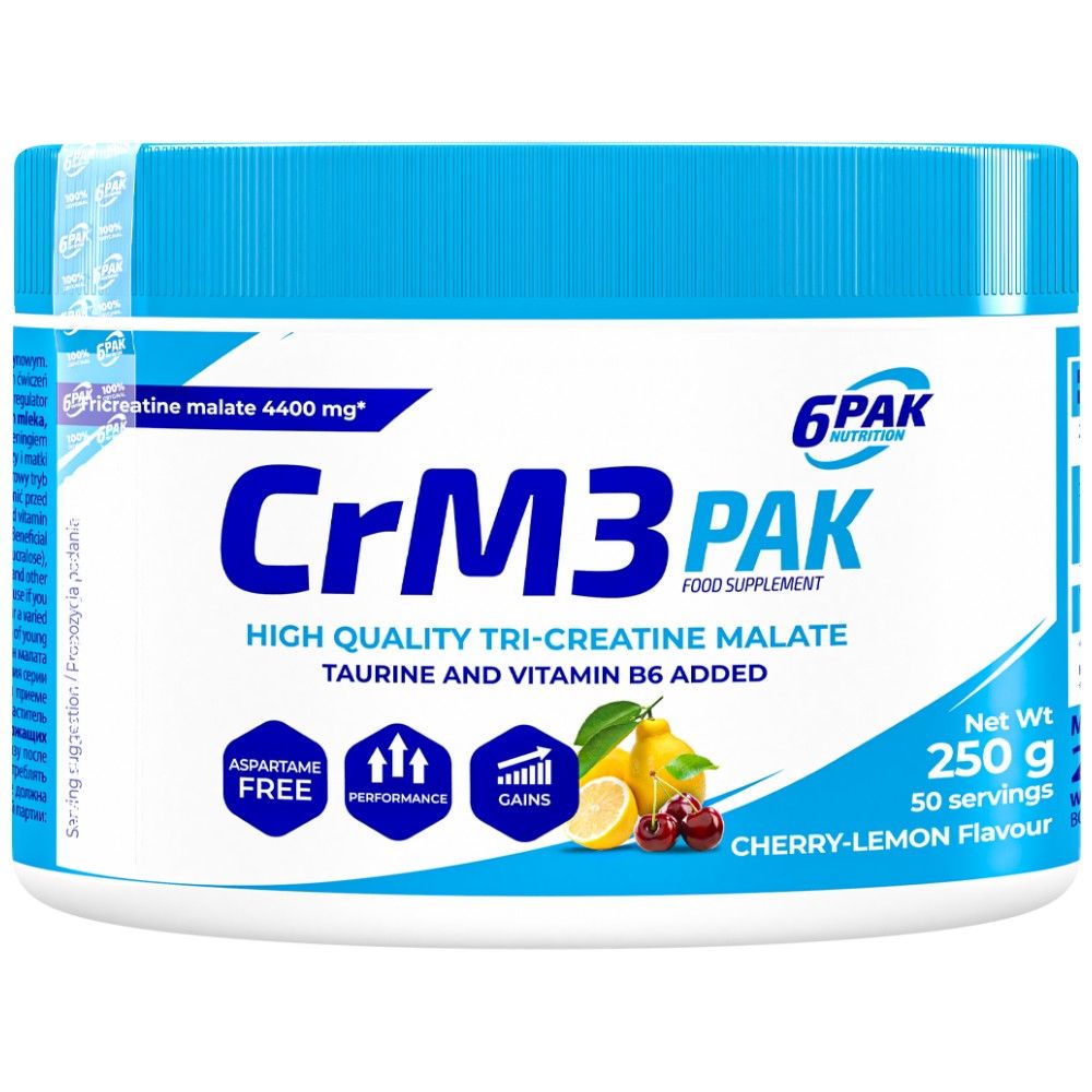 CRM3 PAK (τρι -δημιουργική μηλική + ταυρίνη) - 250 γραμμάρια