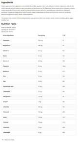 Vit & Min Shot | Multivitamin & Mineral Formula - 25 x 100 Μ.