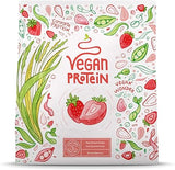 Φράουλα σε σκόνη πρωτεΐνης Vegan - 600 g που κατασκευάστηκαν στη Γερμανία - Alpha Foods