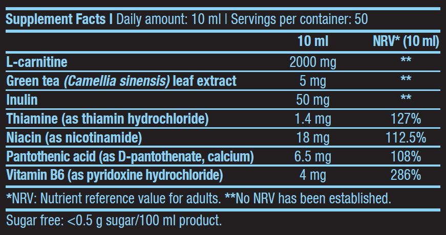 L-καρνιτίνη 100.000/500ml υγρό