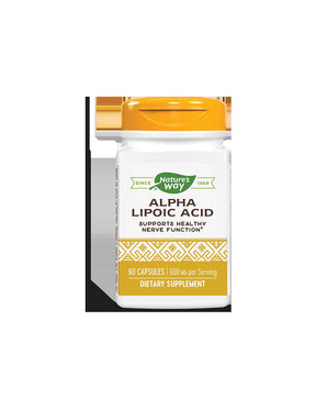 Alpha Lipoic Acid 200 mg x 60 capsules Nature's Way - Nutra Best Europe