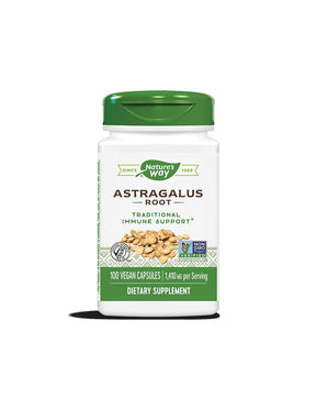 Strong immunity and energy - Astragalus, 470 mg, 100 capsules Nature's Way - Nutra Best Europe
