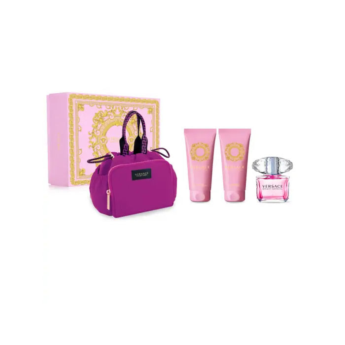 <tc>VERSACE</tc> Bright Crystal Eau De Toilette Spray 90ml Σετ 4 τεμαχίων