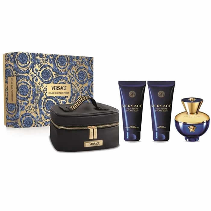 <tc>VERSACE</tc> Pour Femme Dylan Blue Eau De Perfume Spray 100ml Σετ 3 τεμαχίων