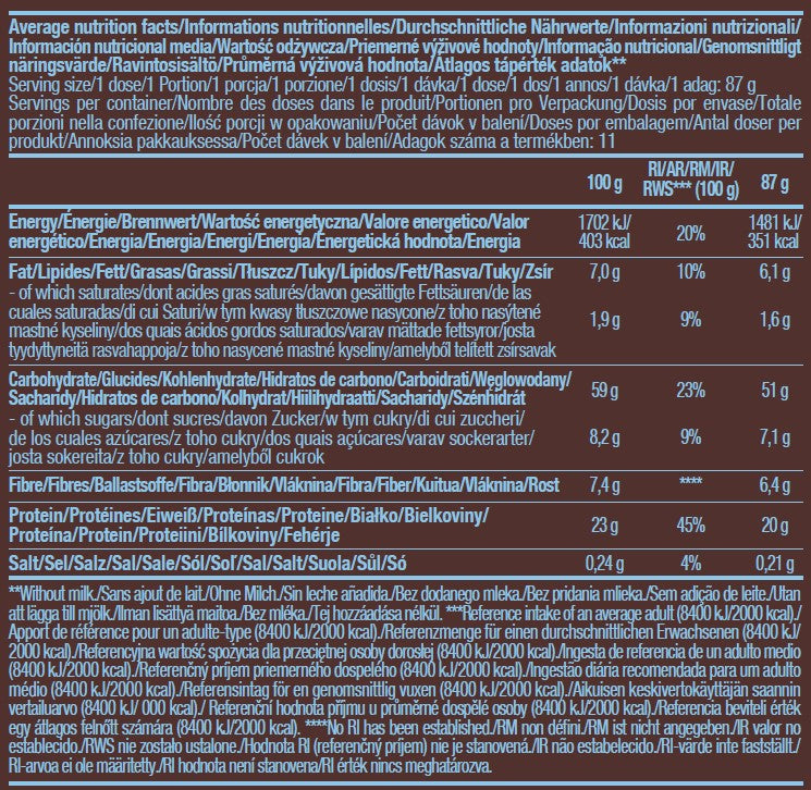 Πρωτεϊνική βρώμη - 1,00 kg
