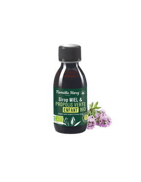 Sirop Miel & Propolis Verte Enfant Bio / Syrup for children with honey and green propolis (organic), 125 ml Famille Mary - Nutra Best Europe