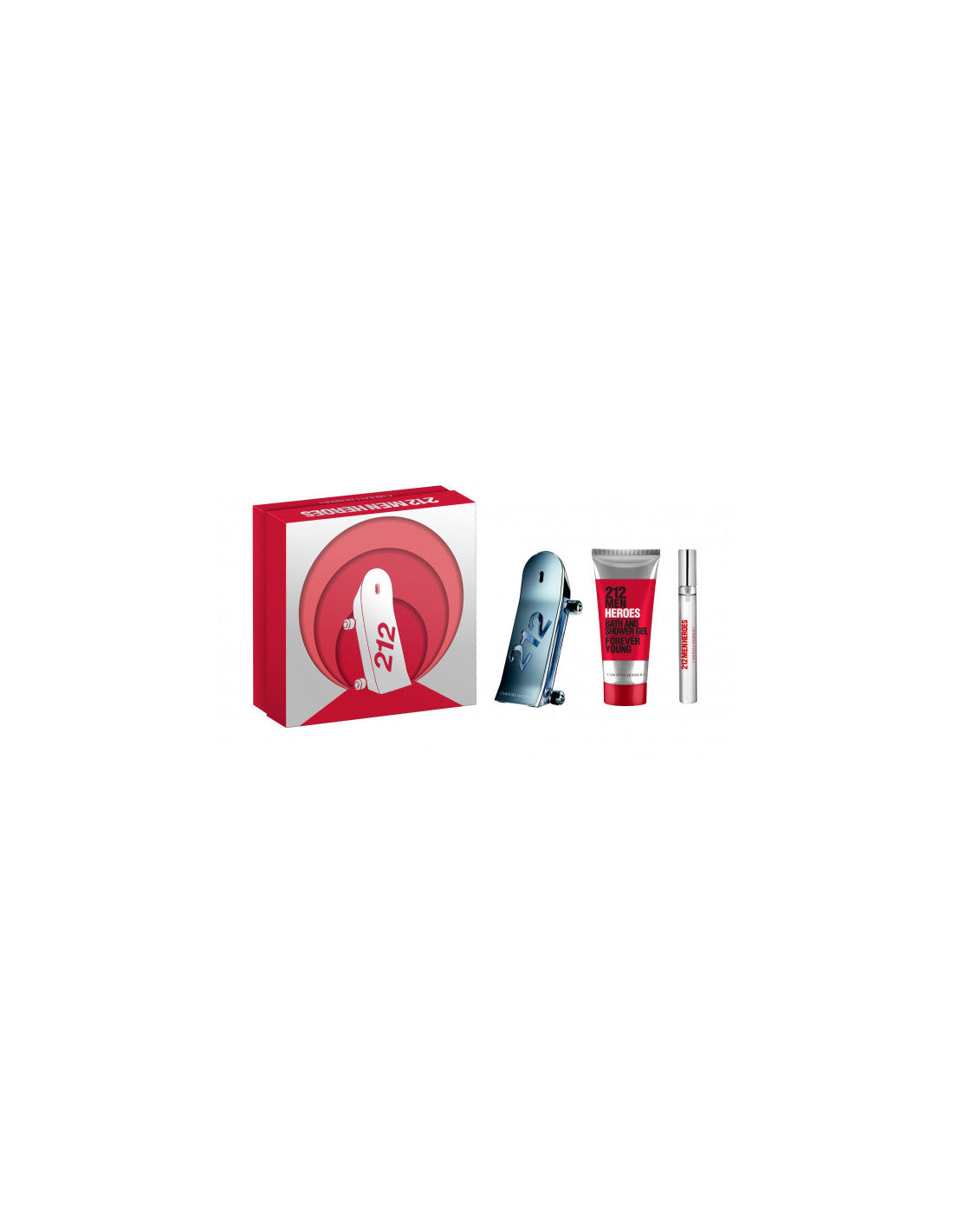 <tc>CAROLINA HERRERA</tc> Σετ 212 Heroes Men Edt 90ml Edt 10ml@