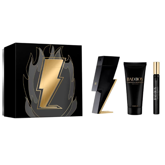 <tc>CAROLINA HERRERA</tc> Bad Boy Eau de Toilette Spray 100ml Σετ 3 τεμαχίων